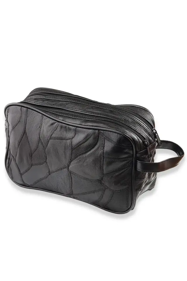 Kulturtasche aus Leder